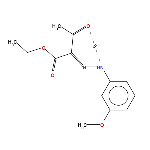 Image of ABAHUI showing internal H-bond
