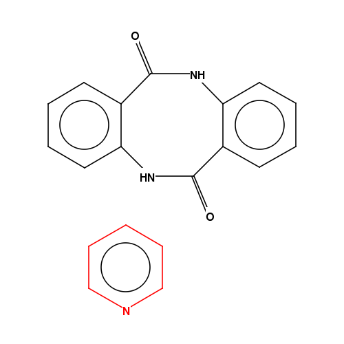 ABEBUF entry 2D diagram with the pyridine ring highlighted.